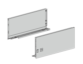 Боковина Slimbox 270мм h=180мм антрацит, левая